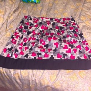 Cato pink n black skirt